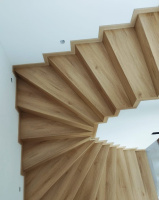 Vinylové schody bez nosu BUKOMA Dub Natur